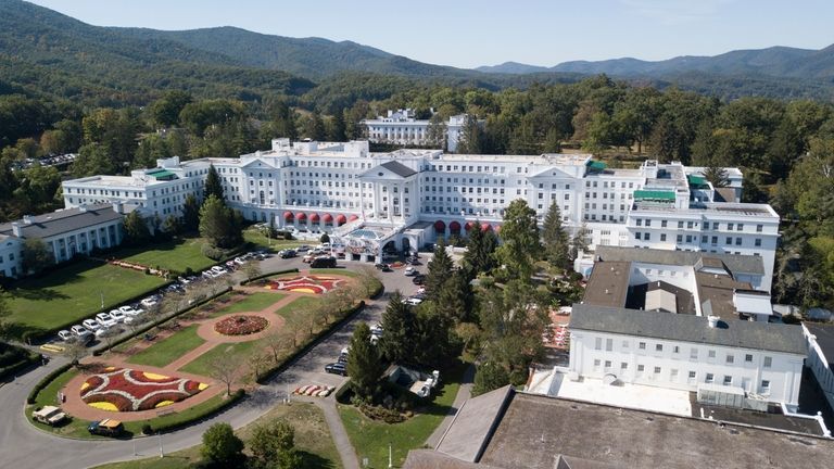 The Greenbrier resort, established in 1778, is seen here in...