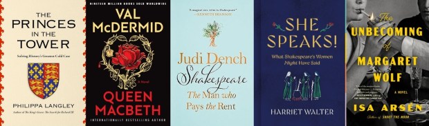 Some recent Shakespeare-inspired books. (Courtesy of the publishers)