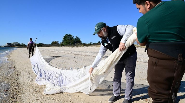 Ron Gelardi, an environmental educator at the state Department of Environmental...