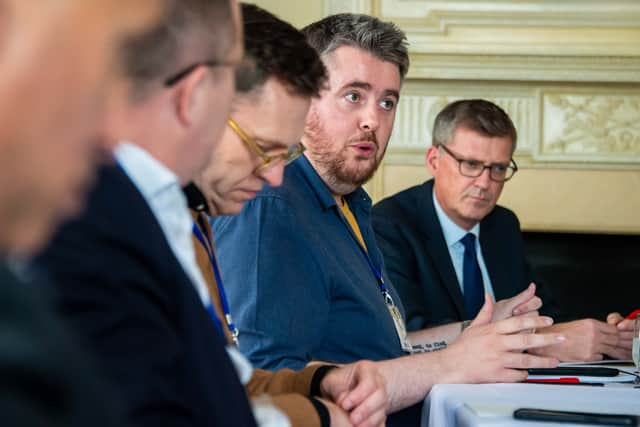 Joshua King, Head of Business at The Scotsman, at the Scotsman Leaders Forum event