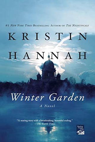 'Winter Garden' book cover with the top of a russian church off in the distance