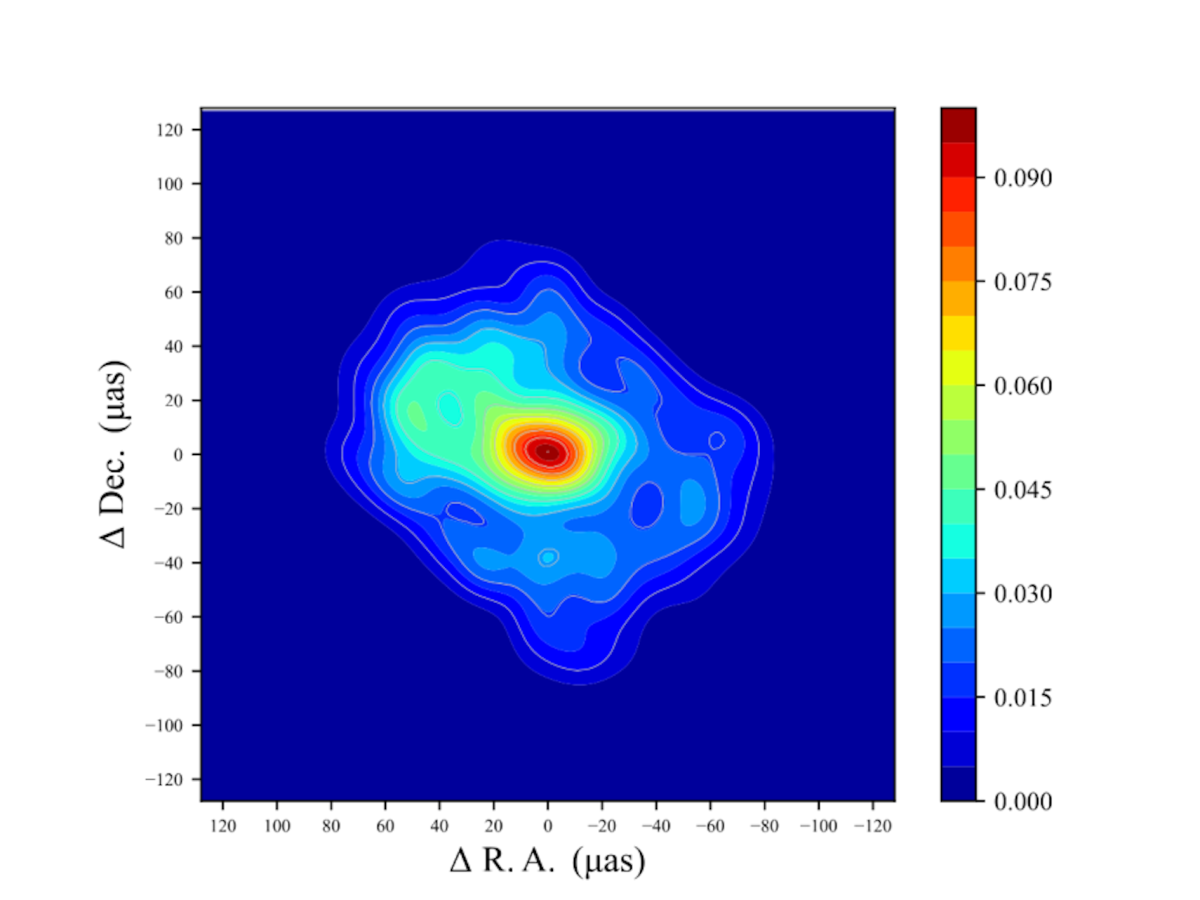 Radio image of Sagittarius A*