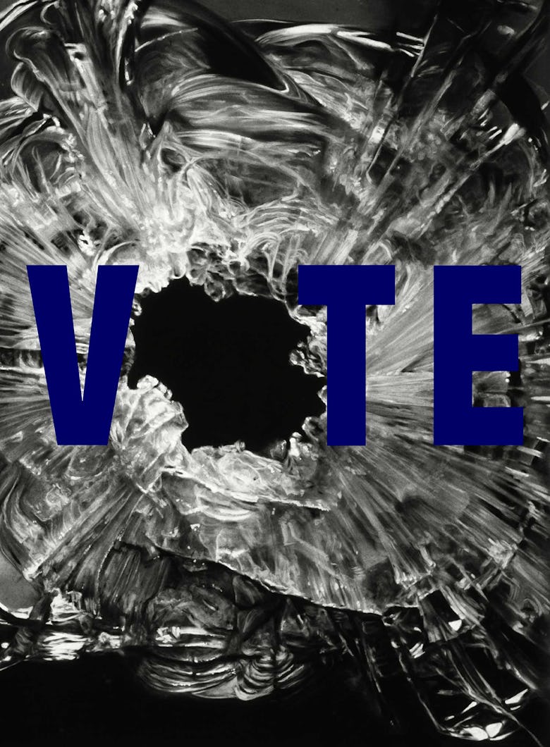 Voter poster by Robert Longo