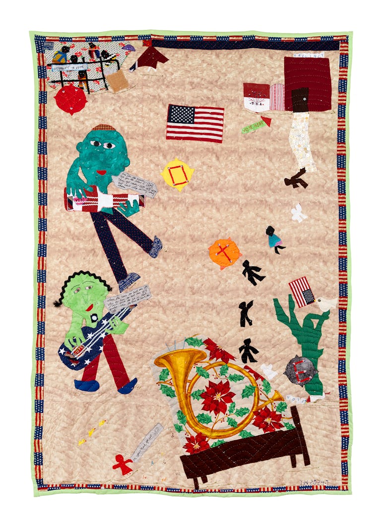 Voter quilt by Yvonne Wells