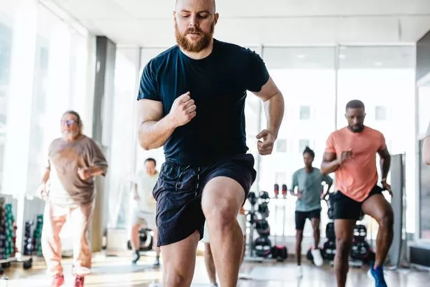 Man in gym