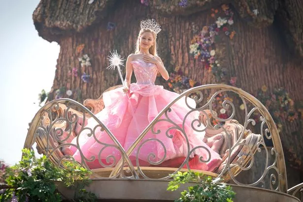 Ariana Grande in a scene from the film Wicked