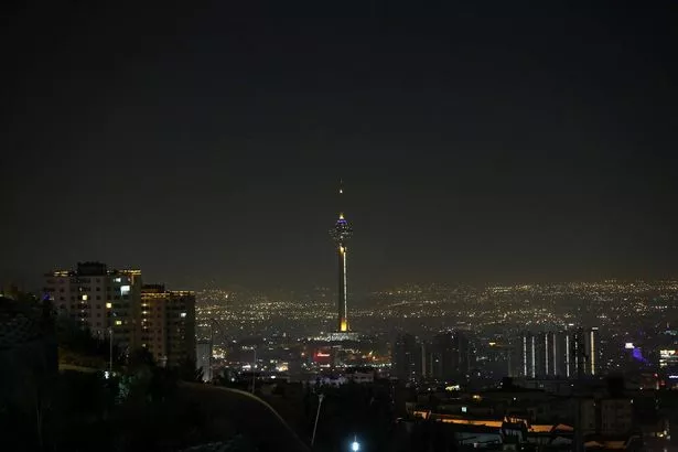 Iran's capital, Tehran, following Israel's announcement of strikes targeting 'military objectives'