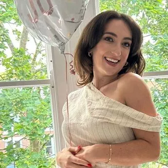 Bella Depreli, pictured on her 30th birthday. went to a festival with friends to celebrate but had an 'out-of-the-blue' seizure when she returned to London.