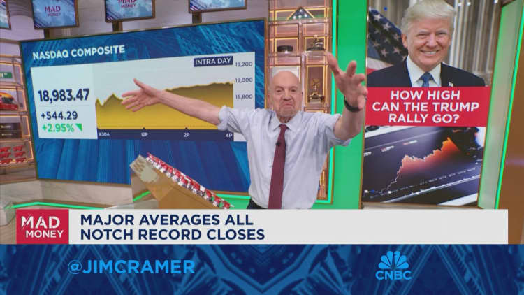 Jim Cramer breaks down today's market action following Trump's win