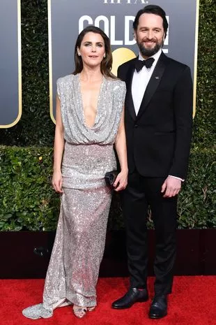 The Diplomat star Keri Russell and her partner actor Matthew Rhys.