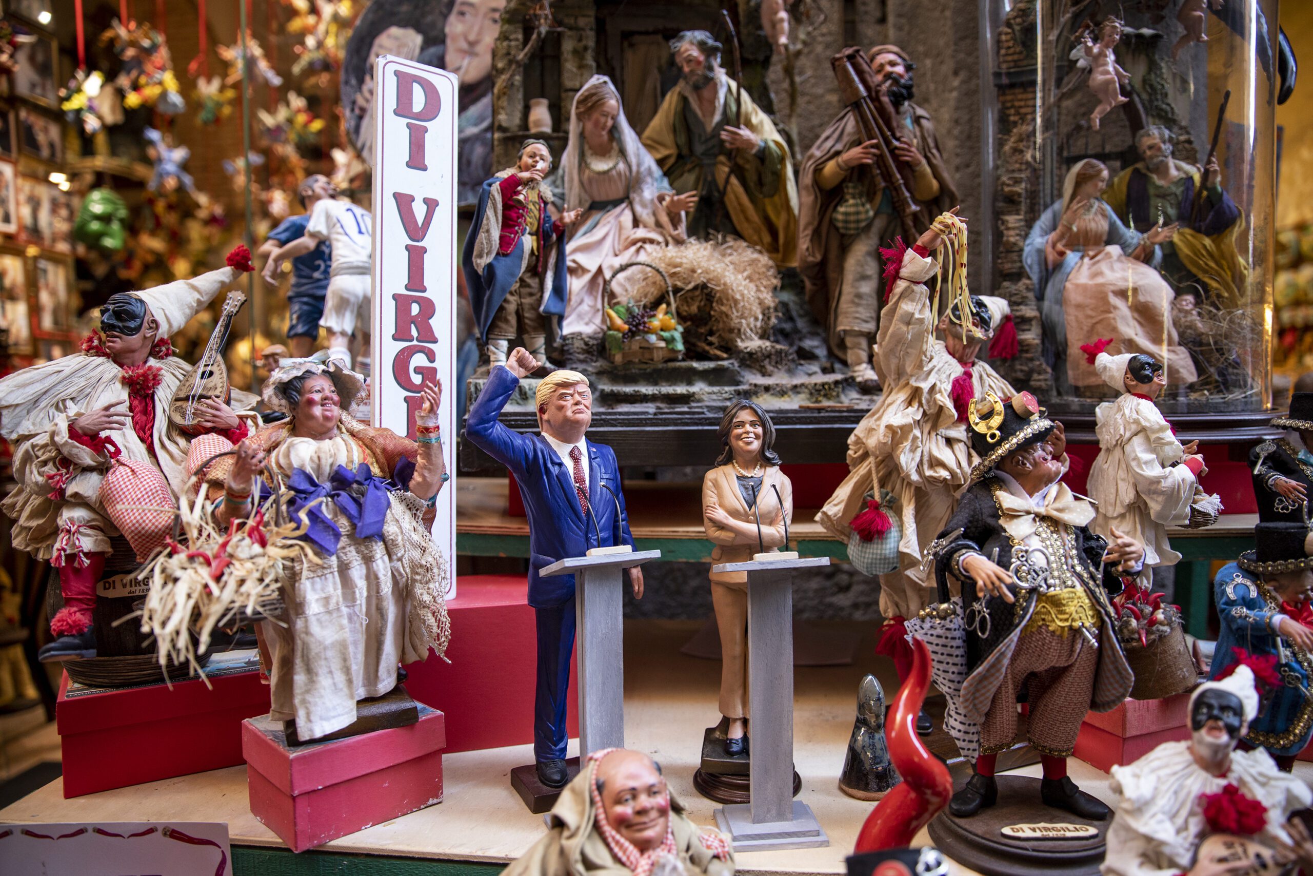 … famous for its unique nativity scenes, which often feature political references