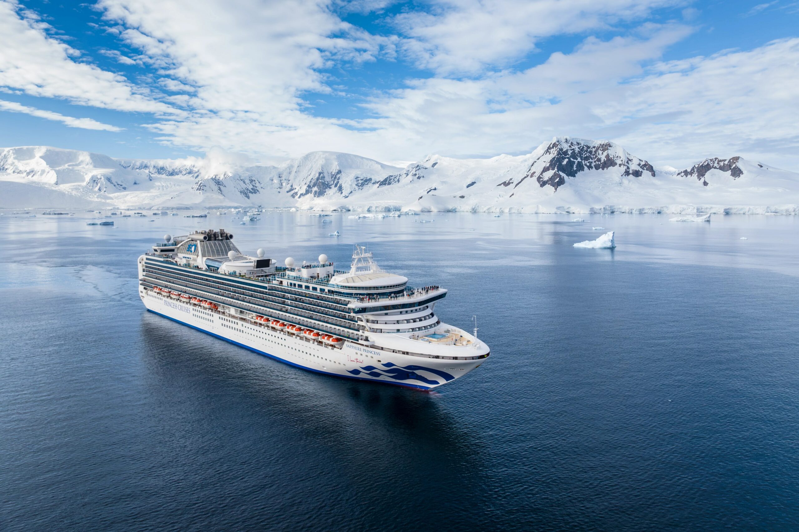 Princess Cruises’ Sapphire Princess in Antarctica