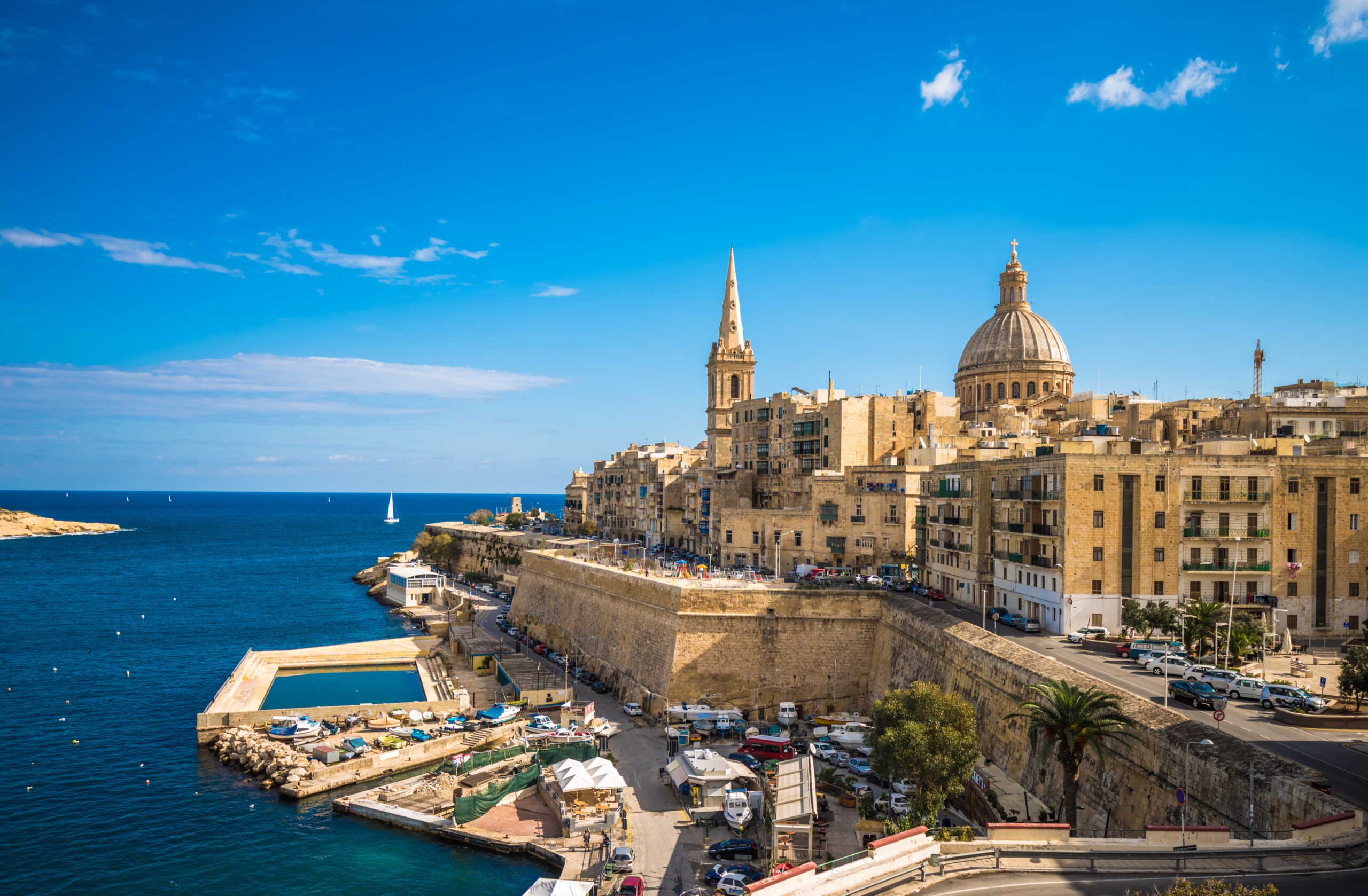 Valletta, the capital of Malta, is another destination benefiting from tourists travelling via their local airport