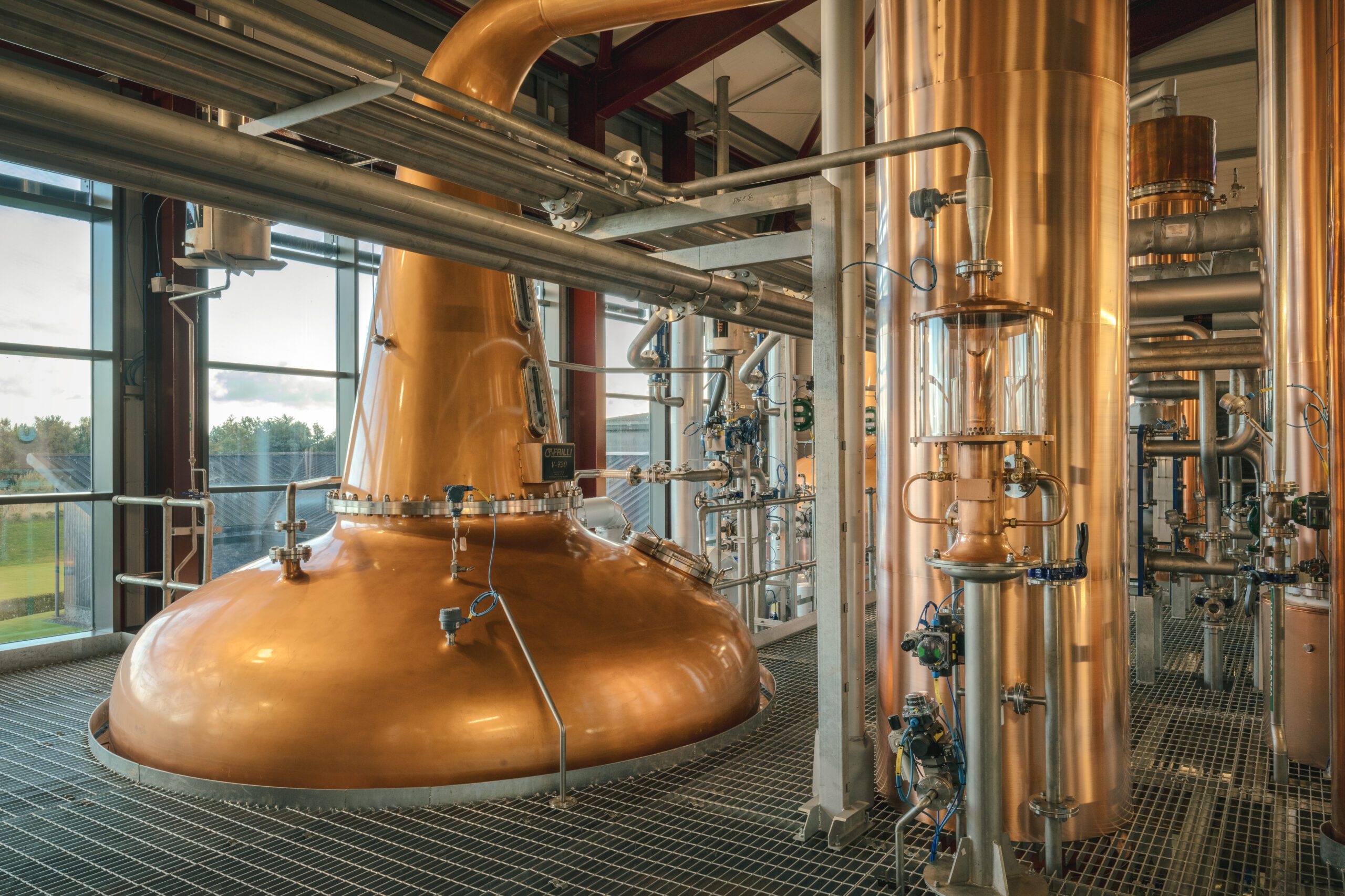 Inchdairnie Distillery began making whisky in 2015 at its site in Glenrothes