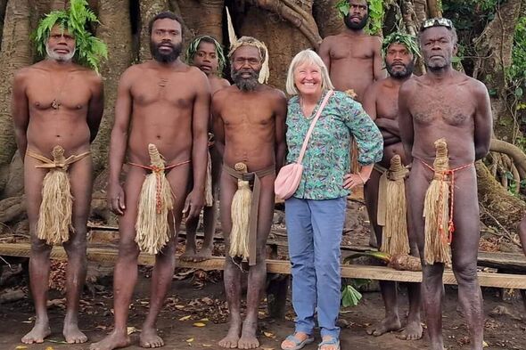 Lynn in Vanuatu. 