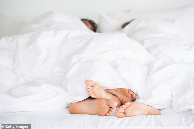 Unintentionally having sex during sleep, (sexsomnia, a type of parasomnia) may be related to external factors such as stress and alcohol