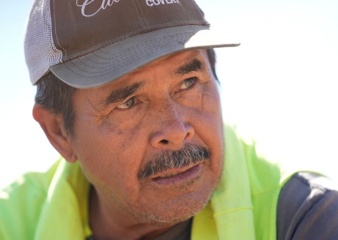 Victor Rodriguez, 61, an undocumented immigrant from Mexico, waits for a day labor job at a Home Depot in South Austin Wednesday November 6, 2024. Rodriguez said he is skeptical of Donald Trump.