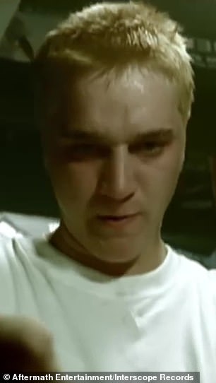 Sawa playing the title role in the 2000 music video for the Eminem-Dido track Stan