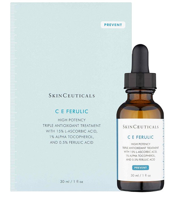 The researchers used SkinCeuticals CE Ferulic costing roughly £125 for 30ml. However there are more budget-conscious options with the same concentration of the key ingredient