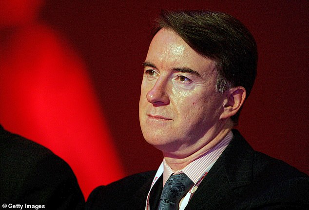 Peter Mandelson is seen during the second day of the Labour Party Annual Conference Conference on September 27, 2004 in Brighton, England