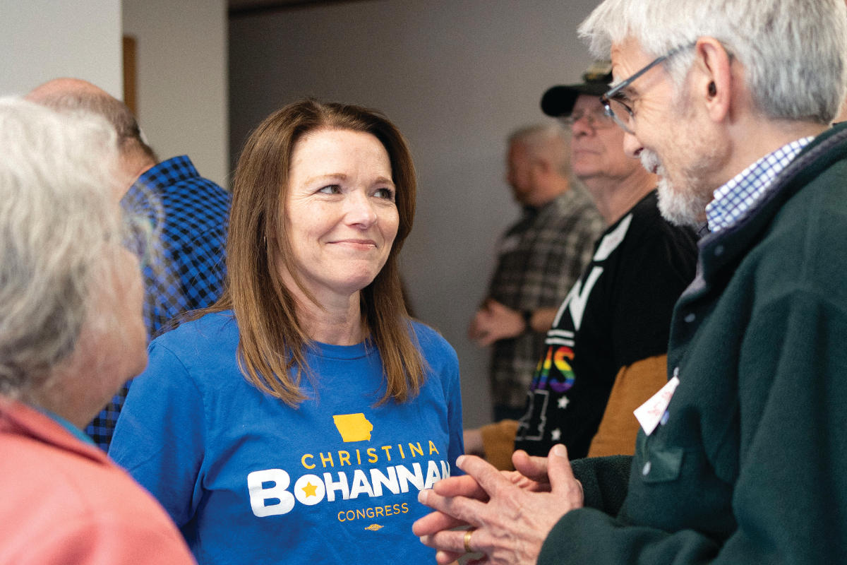 Bohannan calls for a recount in the 1st Congressional District, as unofficial totals show Miller-Meeks ahead by 801 votes