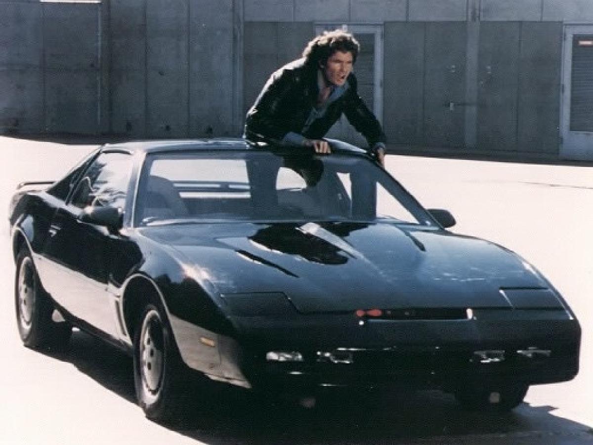 David Hasselhoff as Michael Knight and K.I.T.T