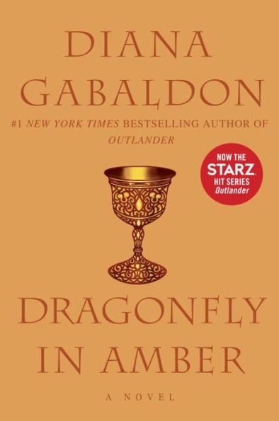 The cover for Dragonfly in Amber by Diana Gabaldon