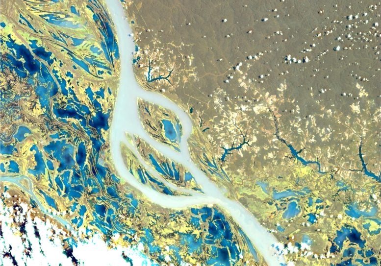 NASA EMIT Hyperspectral Image Amazon River