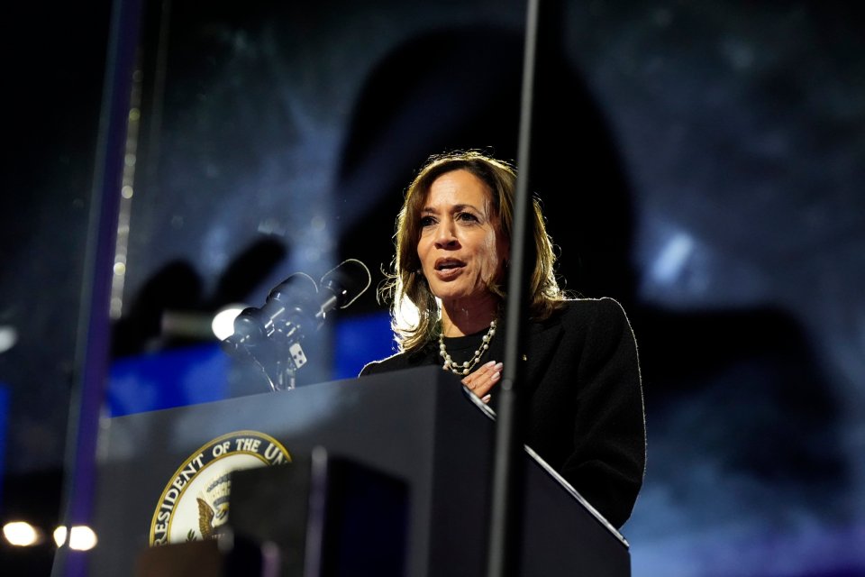 Vice President Kamala Harris held a rally outside the Philadelphia Museum of Art on the eve of Election Day