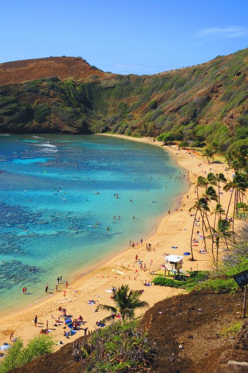 Hanauma Bay, Hawaii.