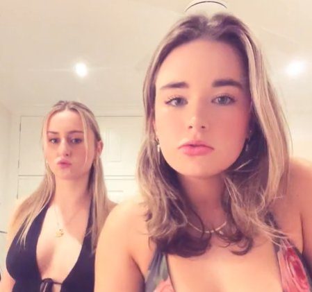 Holly Bowles (RIGHT) and Bianca Jones (LEFT - deceased) , both aged 19 from Melbourne, became unwell while staying at Nana Backpackers Hostel in Laos last week 14126689