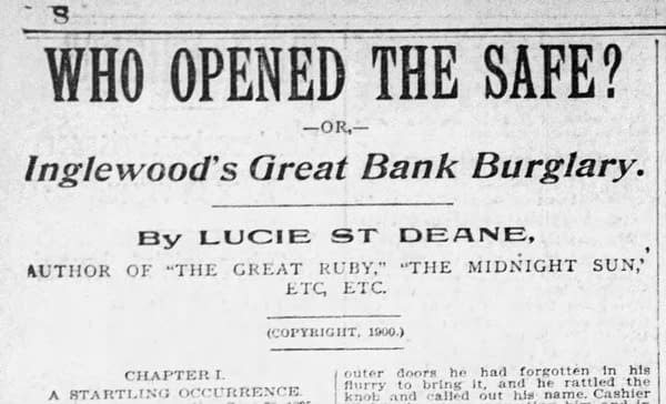 Daily Story Publishing Company's debut offering as it appeared in the Boston Globe, January 6, 1900.