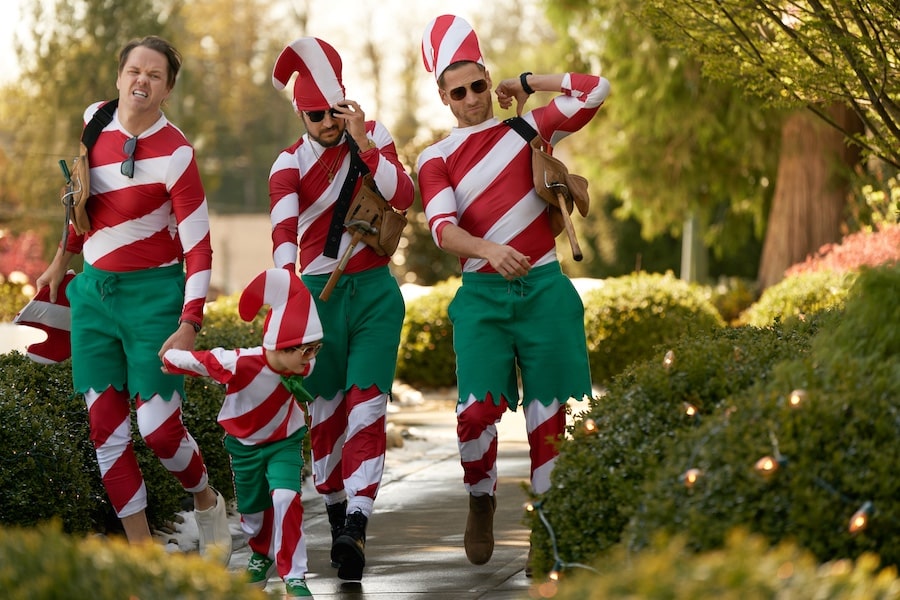 Photo: Paul Campbell, Miles Marthaller, Tyler Hynes, Andrew Walker Credit: ©2024 Hallmark Media/Photographer: Ricardo Hubbs