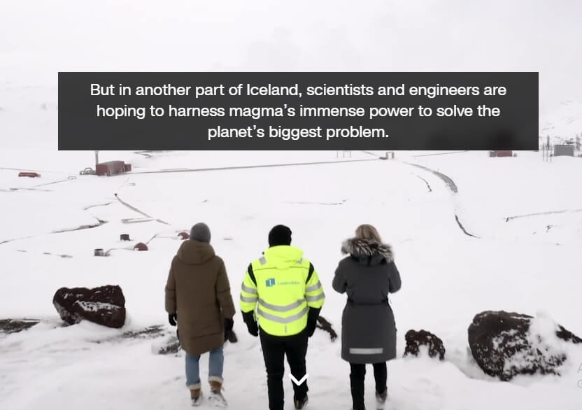 Iceland is a volatile environment for the geothermal experts to conduct experiments.