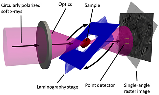 diagram of apparatus used to X-ray skyrmions