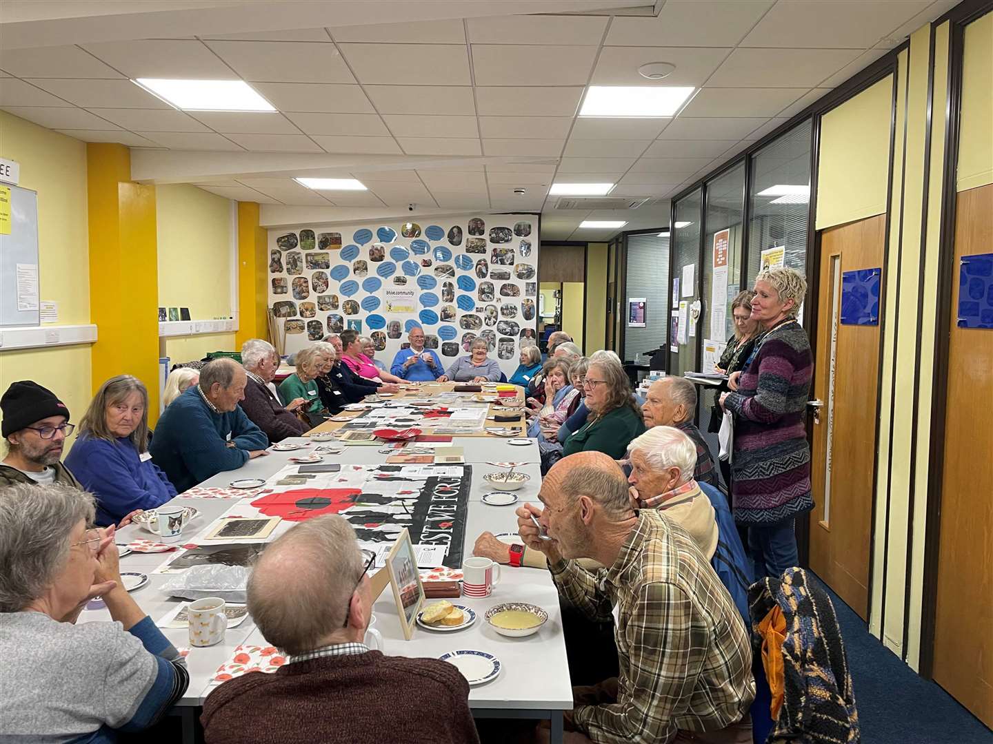 A dementia cafe, run at the BHive Community Hub in Grantham.