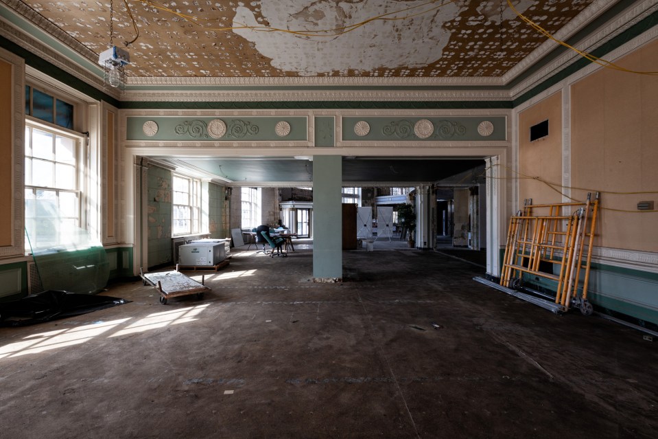 There are various materials that suggest the hotel was to be refurbished but never happened