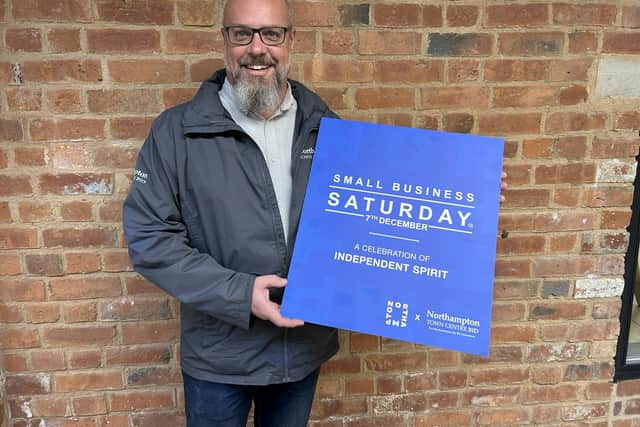 Mark Mullen, operations manager at the Northampton Town Centre Business Improvement District (BID), has shown his support for Small Business Saturday.