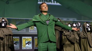 Robert Downey Jr reveals himself as Doctor Doom to a delighted crowd at San Diego Comic-Con 2024