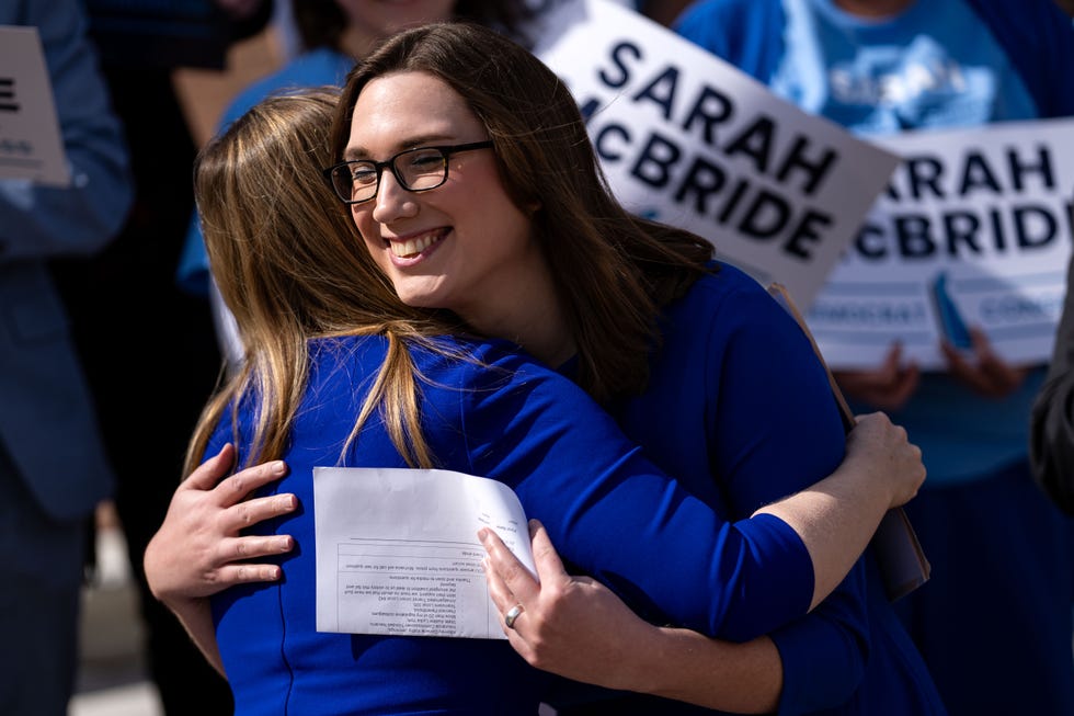 sarah mcbride campaigns in delaware to be first transgender member of congress