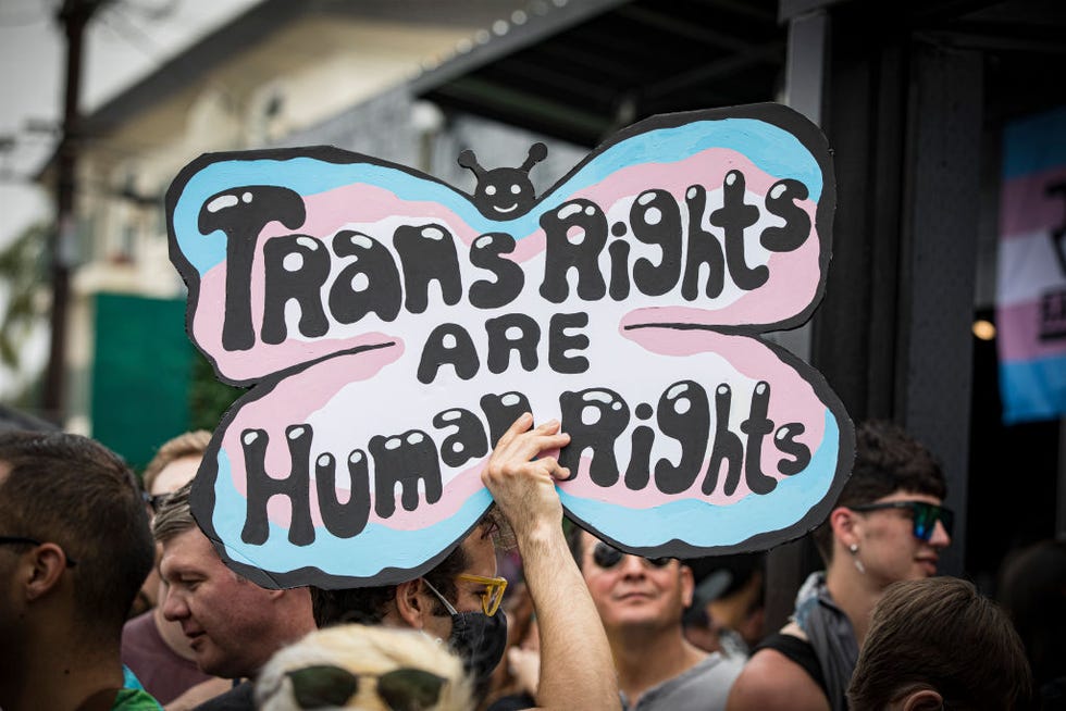 drag march for trans rights