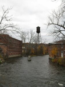 General Electric’s legacy is tainted by its pollution of the Housatonic River and properties in Pittsfield with PCBs from its transformer division.Photo/Wikimedia Commons/John Phelan 