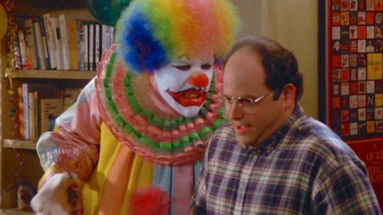 Eric the Clown yelling at George on Seinfeld