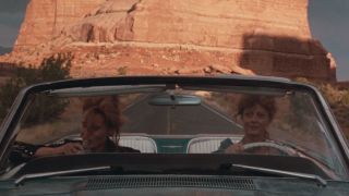 Geena Davis and Susan Sarandon in Thelma and Louise