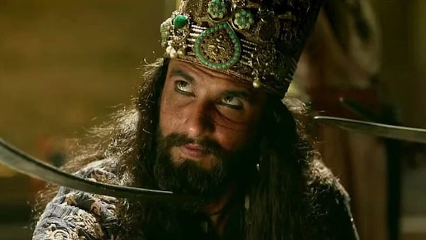 Ranveer Singh as Alauddin Khilji in Padmaavat.