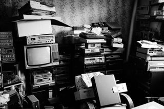 Store room, Wilkinson's Hi-Fi, Nelson, Lancashire