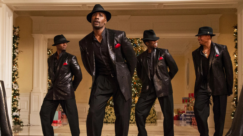 Lance leading a group dance in The Best Man Holiday