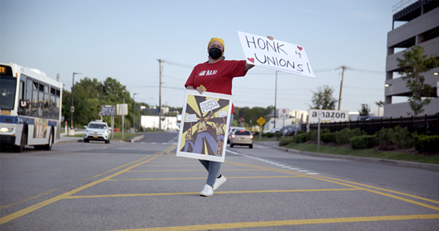 Amazon Labor Union Film Screening in Rhinebeck December 12