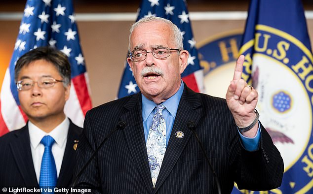 Some in the party's far left have argued that Ocasio-Cortez, 35, stood an opportunity to put a new generation of liberals in power, whereas Connolly (pictured) is 74 and was recently diagnosed with cancer