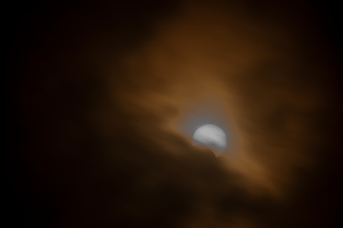 2024 solar eclipse from SE Portland